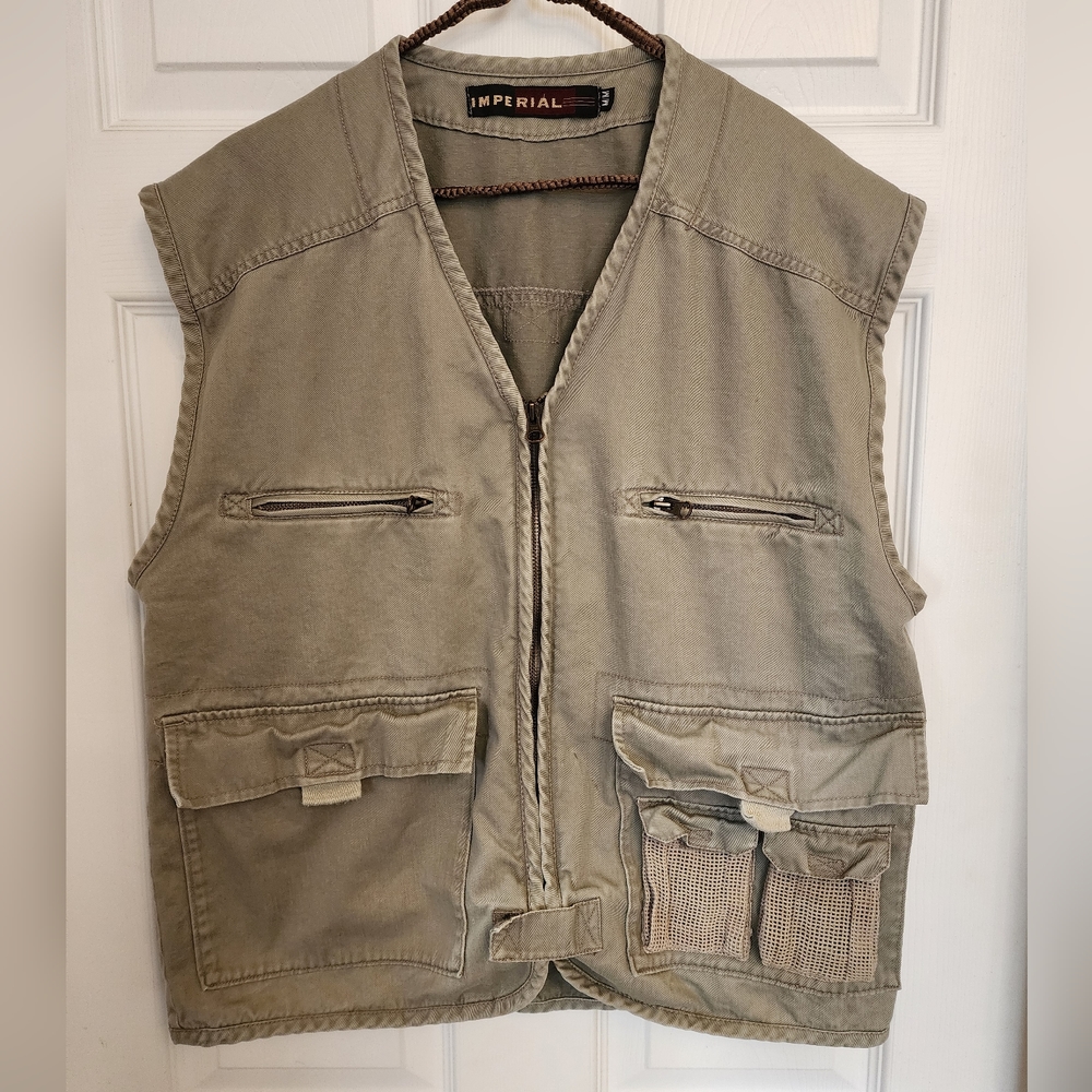 Vintage Imperial‎ Utility Fly Fishing Vest - Size Medium